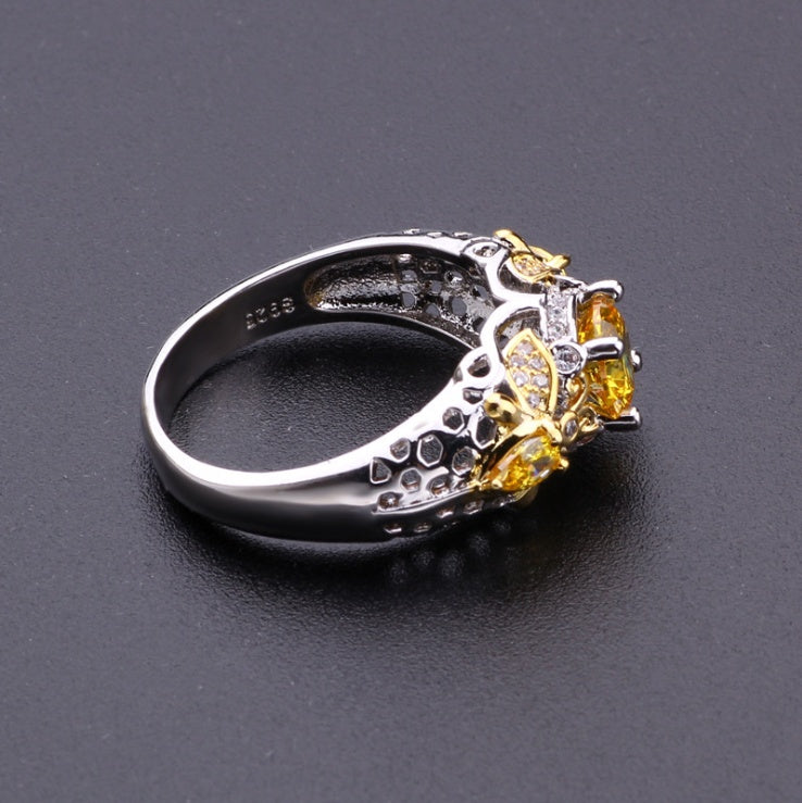 Zircon rings by SHOPEEZONE