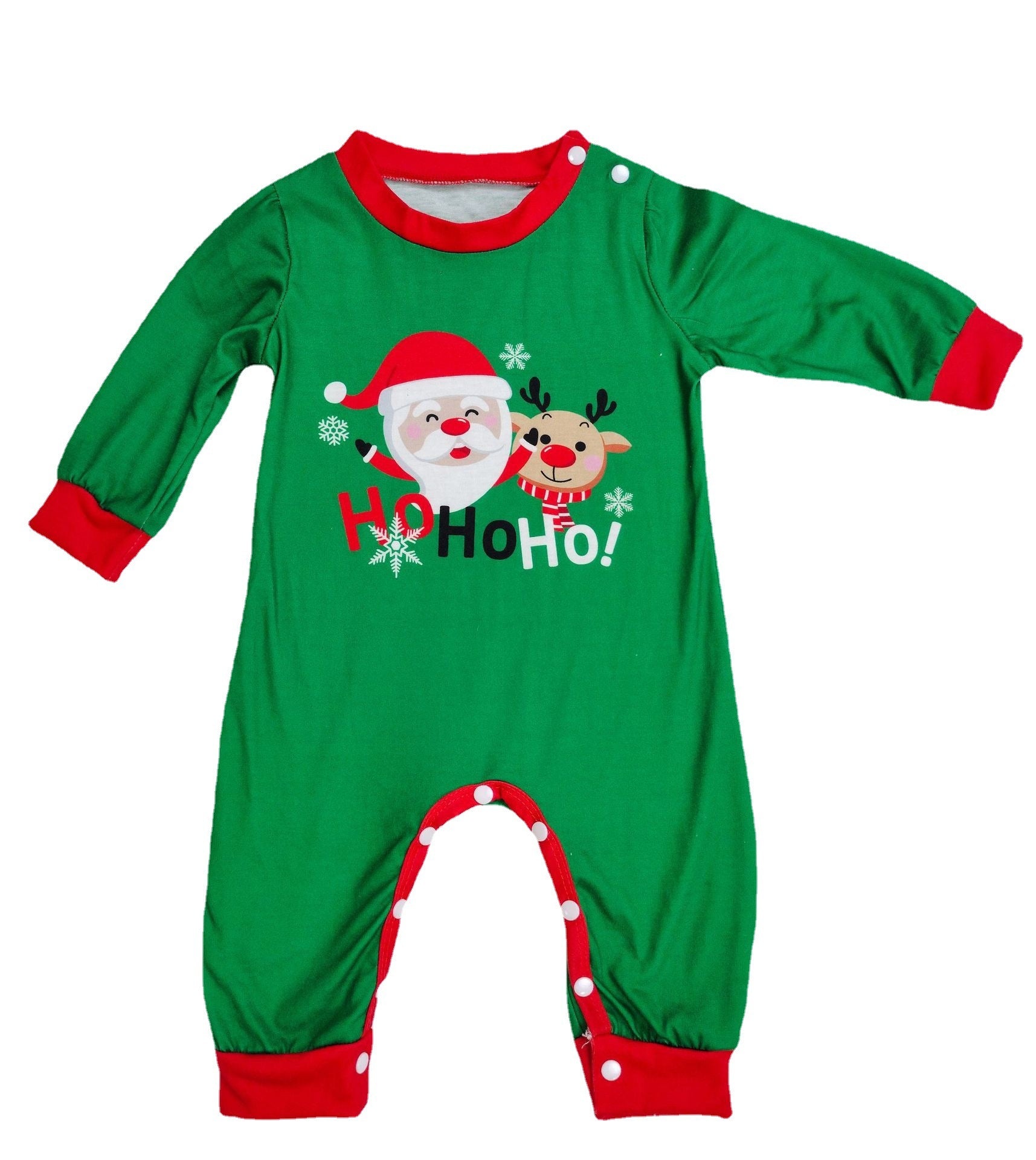 Christmas Pajamas For Family Matching Family Christmas PJs Sets Santa Claus Printed Top Sleepwear by SHOPEEZONE