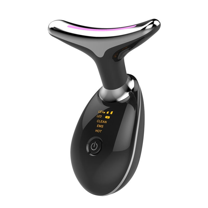 EMS Thermal Neck Lifting And Tighten Massager Electric Microcurrent Wrinkle Remover by SHOPEEZONE