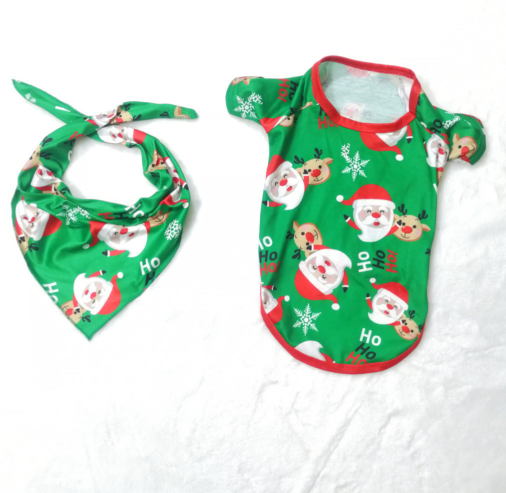 Christmas Pajamas For Family Matching Family Christmas PJs Sets Santa Claus Printed Top Sleepwear by SHOPEEZONE