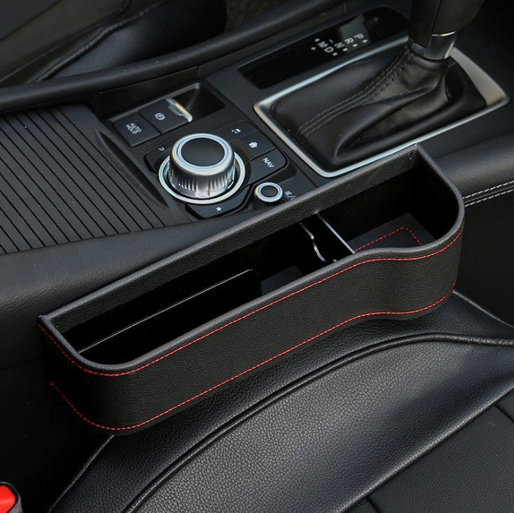 AuraAuto PU Leather Gap Box Organizer - Easy Access