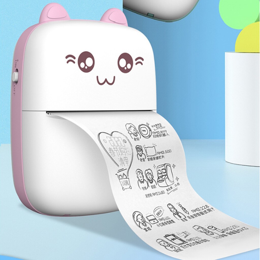 Portable Mini Printer Bluetooth WiFi Photo Printer For Phone