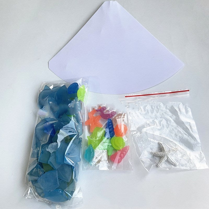 DIY Christmas Decoration Blue Christmas Tree Glass Creative Unique Decoration by SHOPEEZONE