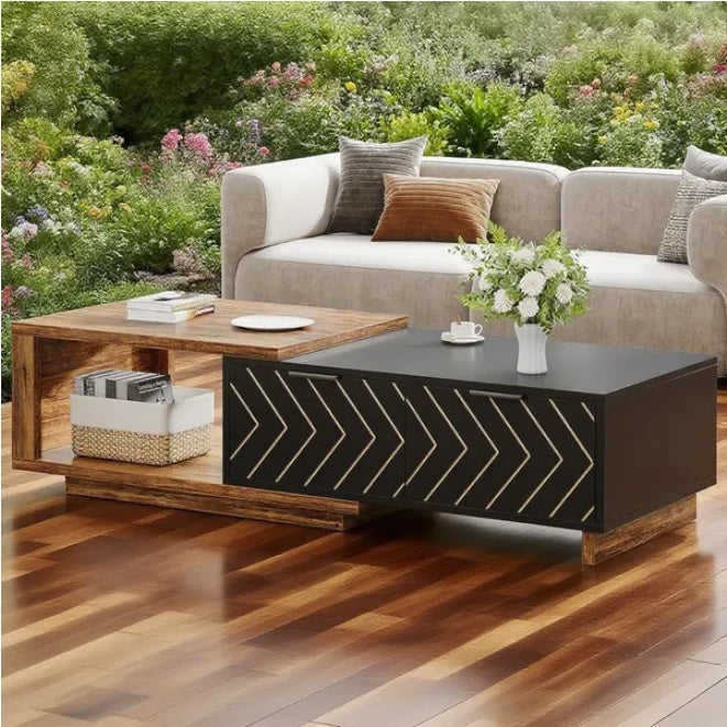 Modern Wooden Coffee Table for Contemporary Living Room
