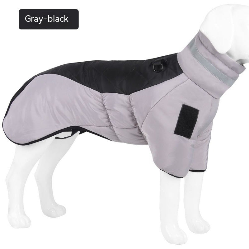 New Winter Dog Coat Waterproof Pet Clothes For Medum Large Dogs Warm Thicken Dog Vest Custome Labrador Jacket by SHOPEEZONE