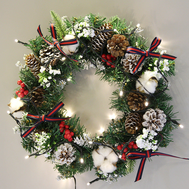 30cm 40cm Christmas Wreath Ornaments Christmas Wreath by SHOPEEZONE