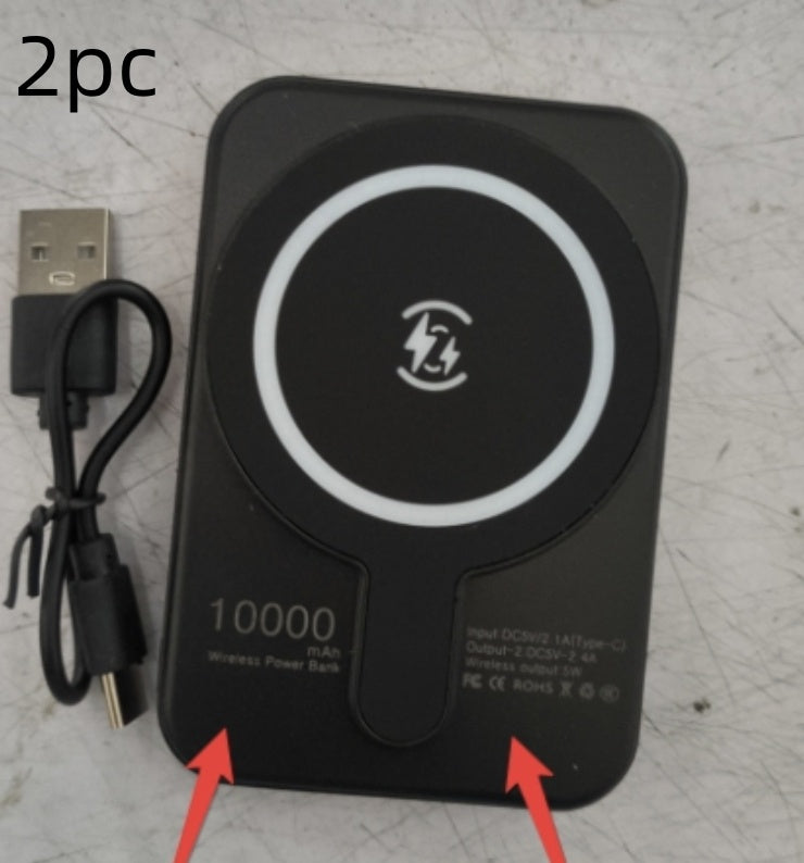 Mini Fast Charging Magnetic Wireless Power Bank 5000 MAh Portable by SHOPEEZONE