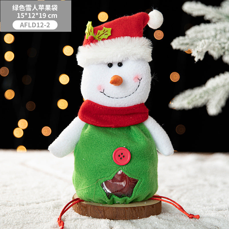 Christmas Children's Gift Bag, Small Gift, Christmas Eve Apple Packaging Box, Handbag, Creative Candy Bag, Socks