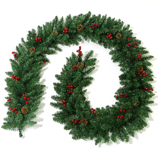 2.7 Meters New Products With Lights Rattan Christmas Decorations PVC Material Christmas Tree Decoration Pendant
