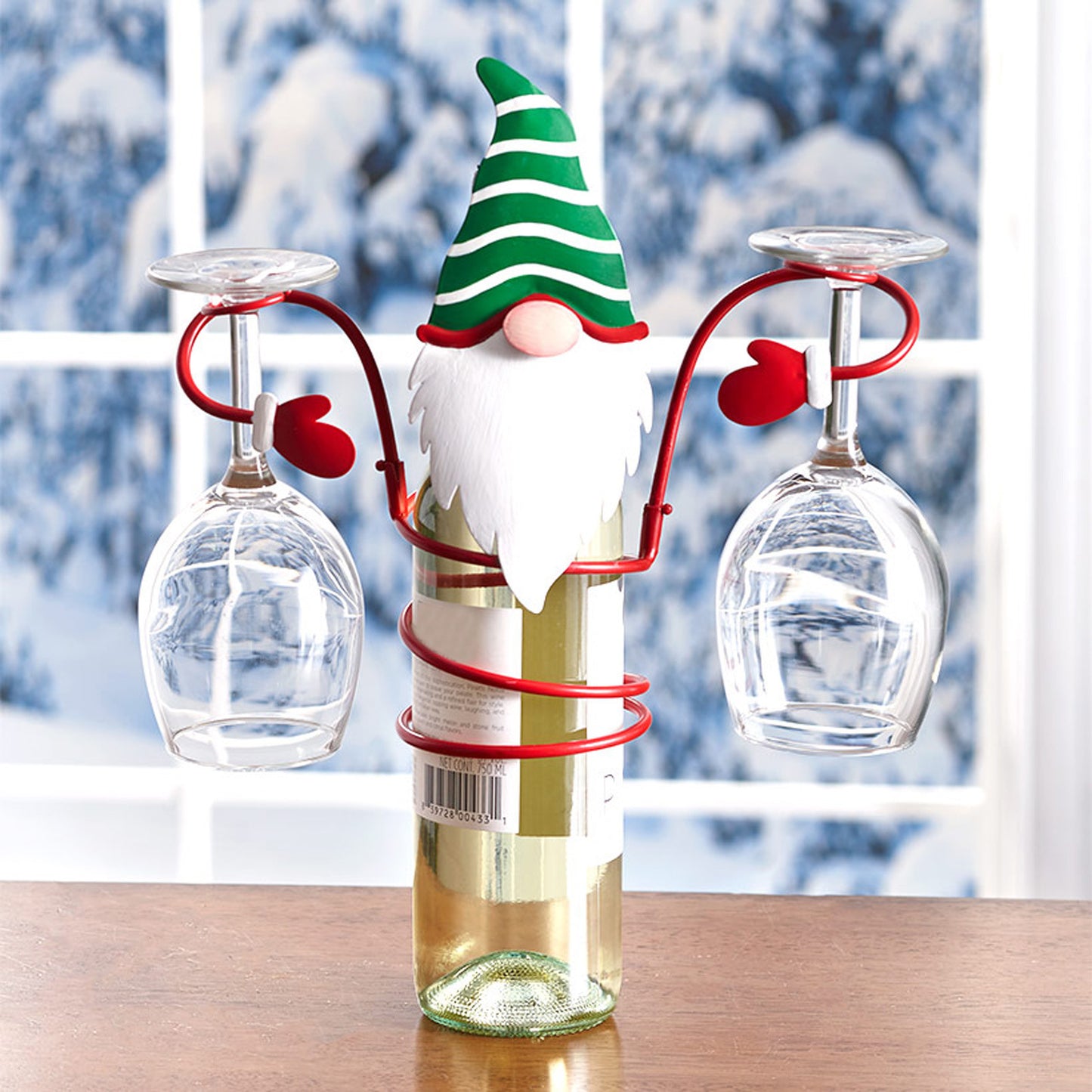 Christmas Wine Glass Tabletop Decoration Crafts