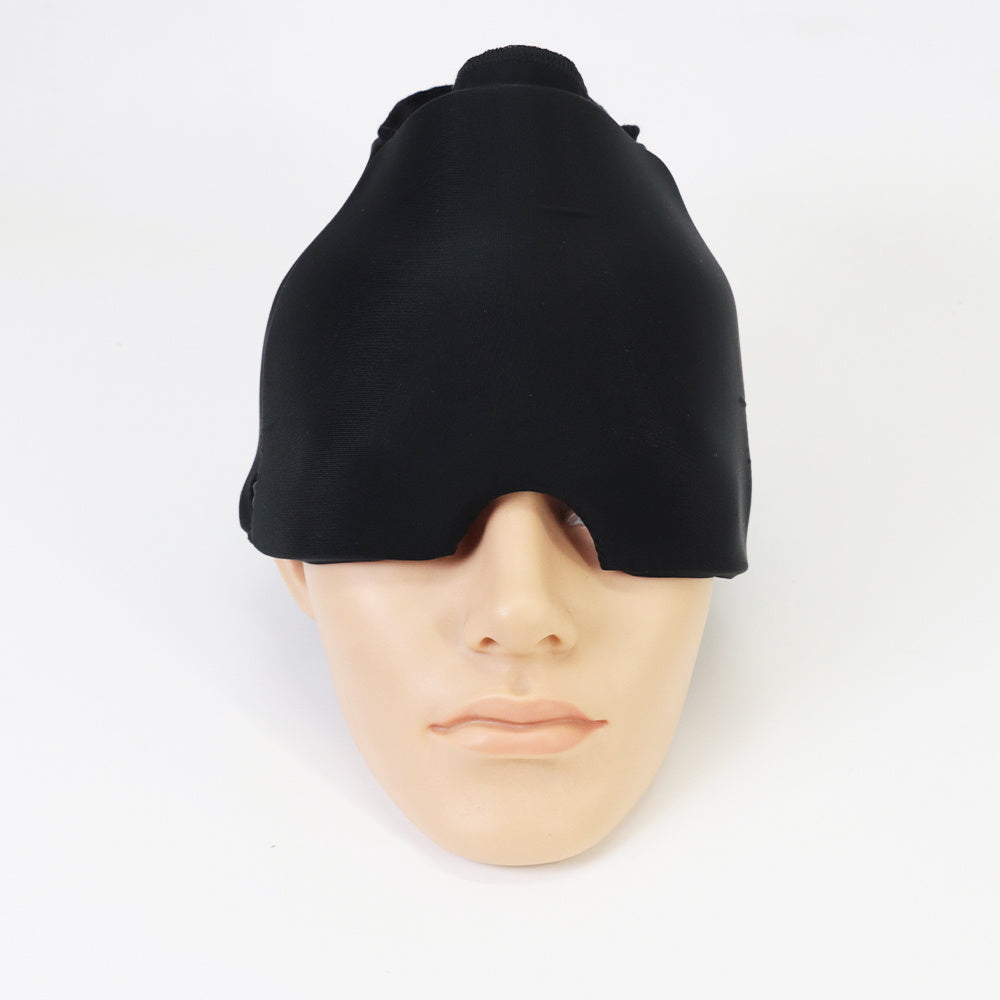 Migraine Relief Hat Cold Therapy Migraine Relief Products Comfortable Head Wrap Ice Pack Eye Mask For Puffy Eyes by SHOPEEZONE