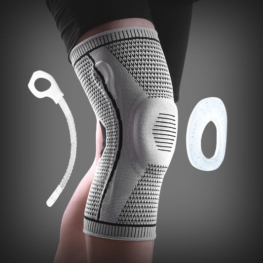 Knee Pads For Sport Knee Silicone Spring Patella Protector by SHOPEEZONE