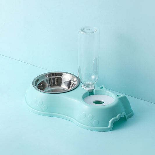 Automatic Anti-Tumble Stainless Steel Dog Water Bowl
