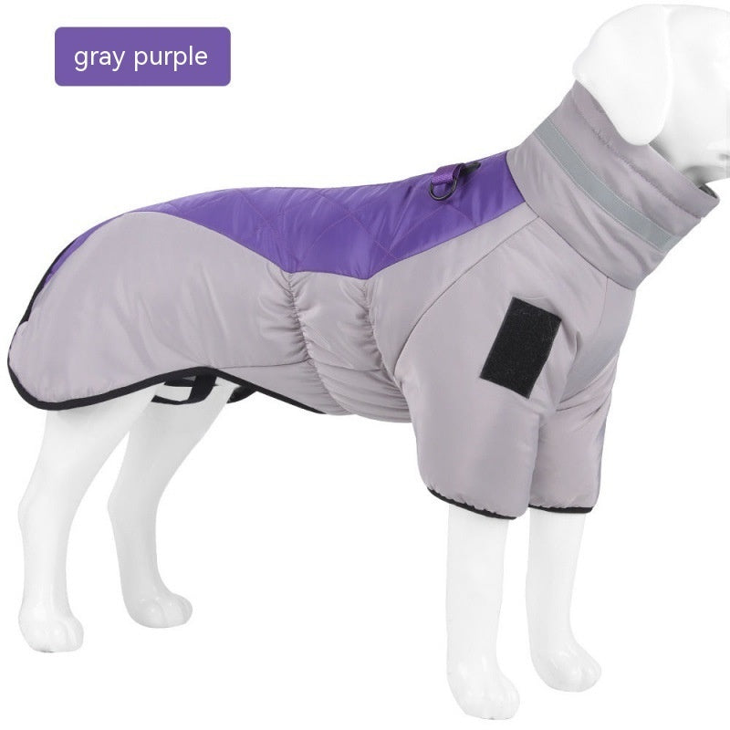 New Winter Dog Coat Waterproof Pet Clothes For Medum Large Dogs Warm Thicken Dog Vest Custome Labrador Jacket by SHOPEEZONE