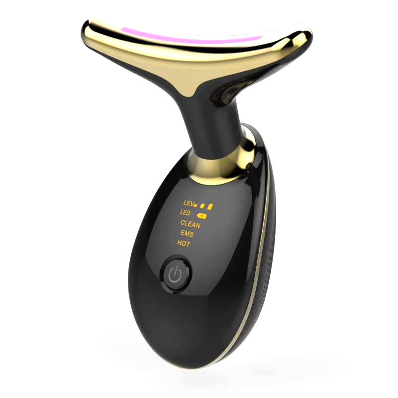 EMS Thermal Neck Lifting And Tighten Massager Electric Microcurrent Wrinkle Remover by SHOPEEZONE