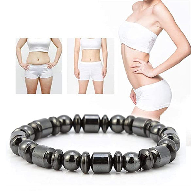 Weight Loss Magnet Bracelets For Women Men Pentagram Stone Magnetic Therapy Bracelets Pain Relief Slimming Health Jewelry by SHOPEEZONE