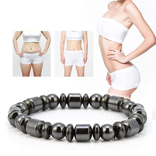 Weight Loss Magnet Bracelets For Women Men Pentagram Stone Magnetic Therapy Bracelets Pain Relief Slimming Health Jewelry by SHOPEEZONE