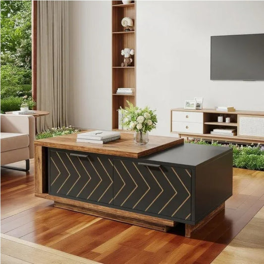 Modern Wooden Coffee Table for Contemporary Living Room