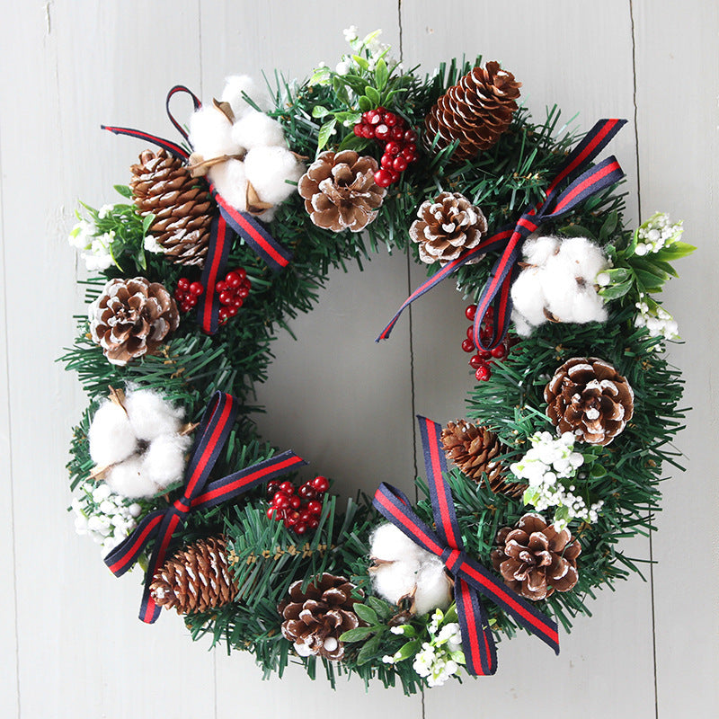 30cm 40cm Christmas Wreath Ornaments Christmas Wreath by SHOPEEZONE