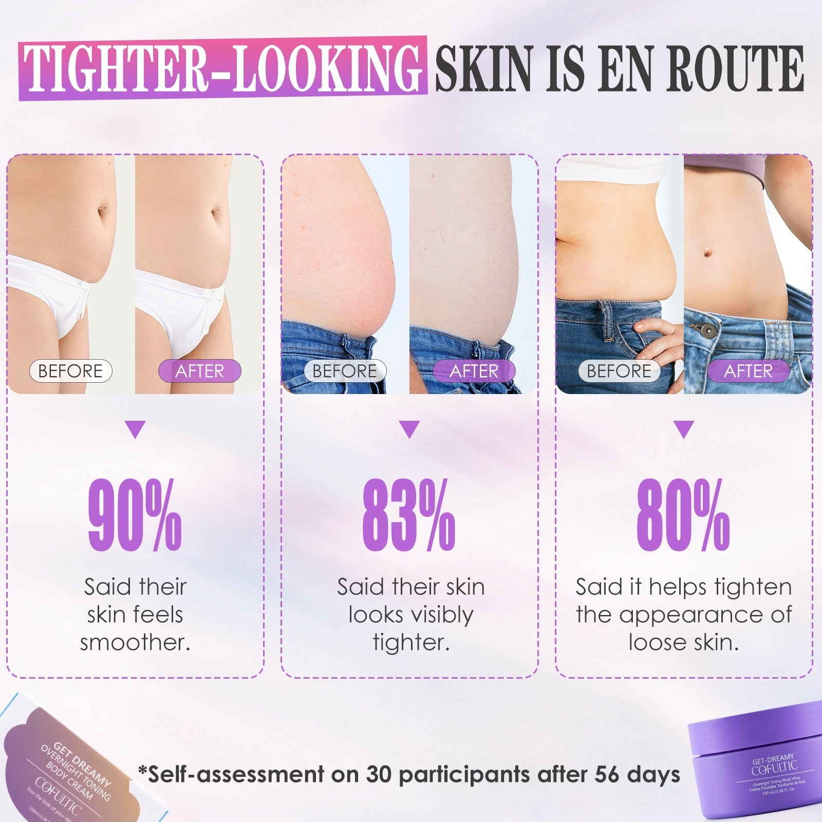 Cofultic Night Sleep Tightening Cream Flat Wrinkles by SHOPEEZONE