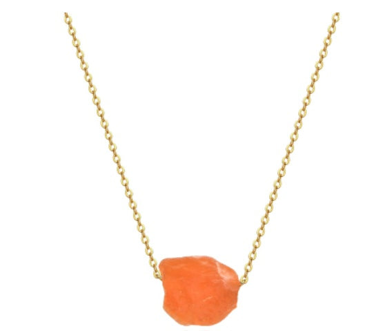Hot Selling Stone Crystal Pillar Tree Of Life Pendant Ins Fashion Necklace by SHOPEEZONE