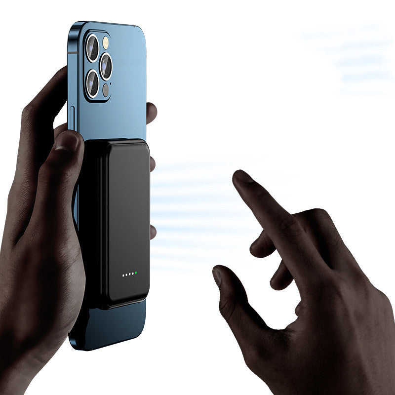 Mini Fast Charging Magnetic Wireless Power Bank 5000 MAh Portable by SHOPEEZONE
