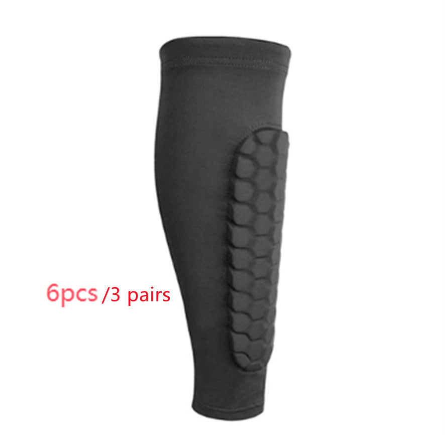 Honeycomb Shank Protection Foot Sock Non Slip For Men