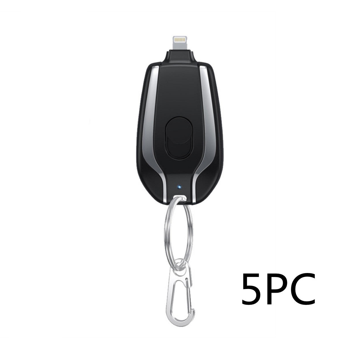 1500mAh Mini Power Emergency Pod Keychain Charger With Type-C Ultra-Compact Mini Battery Pack Fast Charging Backup Power Bank by SHOPEEZONE