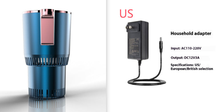 2 In 1 Car Cup Warmer Cooler Digital Temperature Display