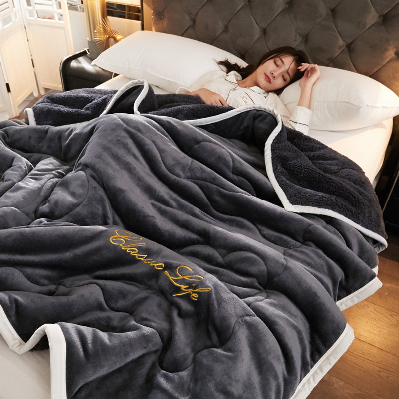 Magic Velvet Three Layer Thick Blanket