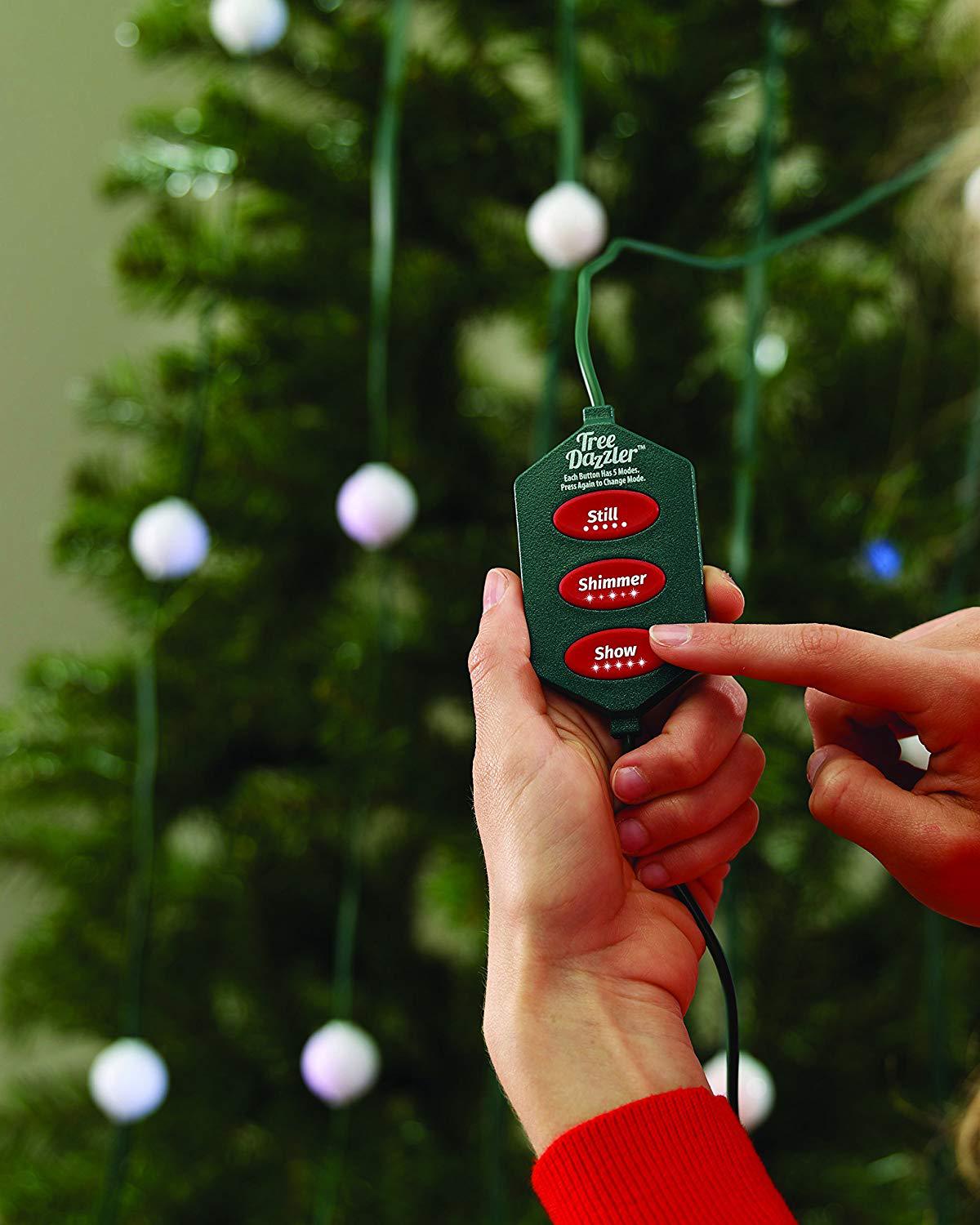 64 and 48 Light Dazzler Shower Tree Light Show of Christmas Tree
