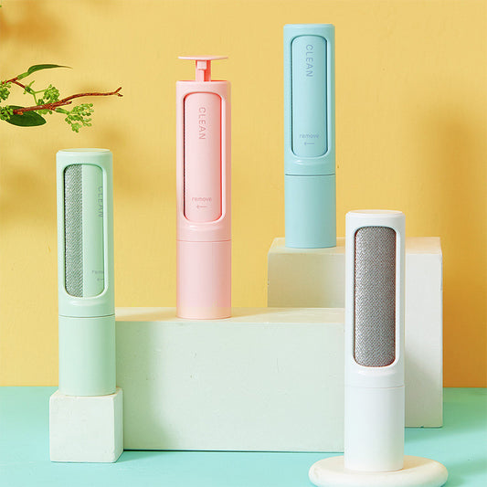 Portable Reusable Pet Hair Remover Brush For Cats Dogs