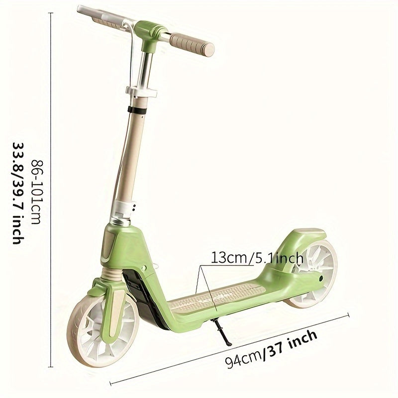Adult Scooter PU Wheels Suspension Brake-3
