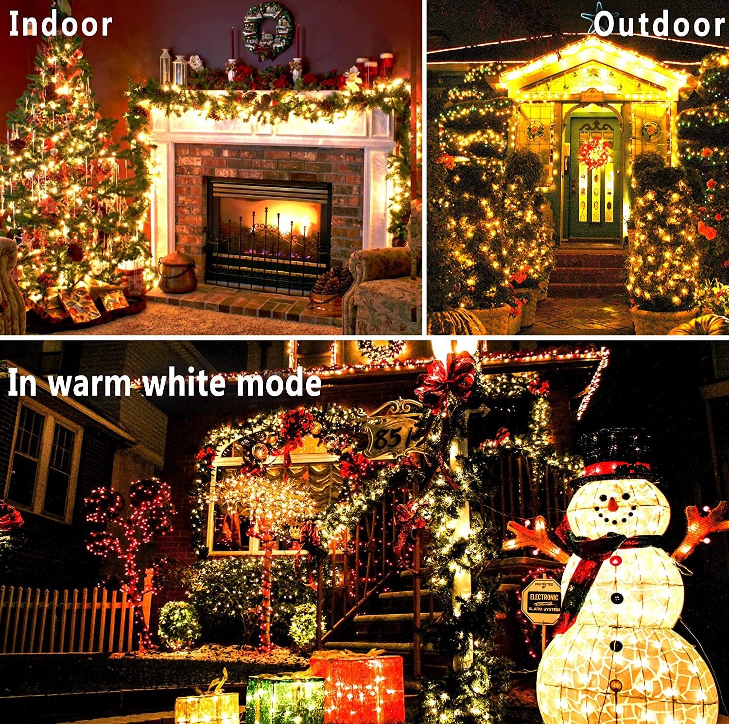 Waterproof decorative lights holiday Christmas tree lights hanging lights lanterns