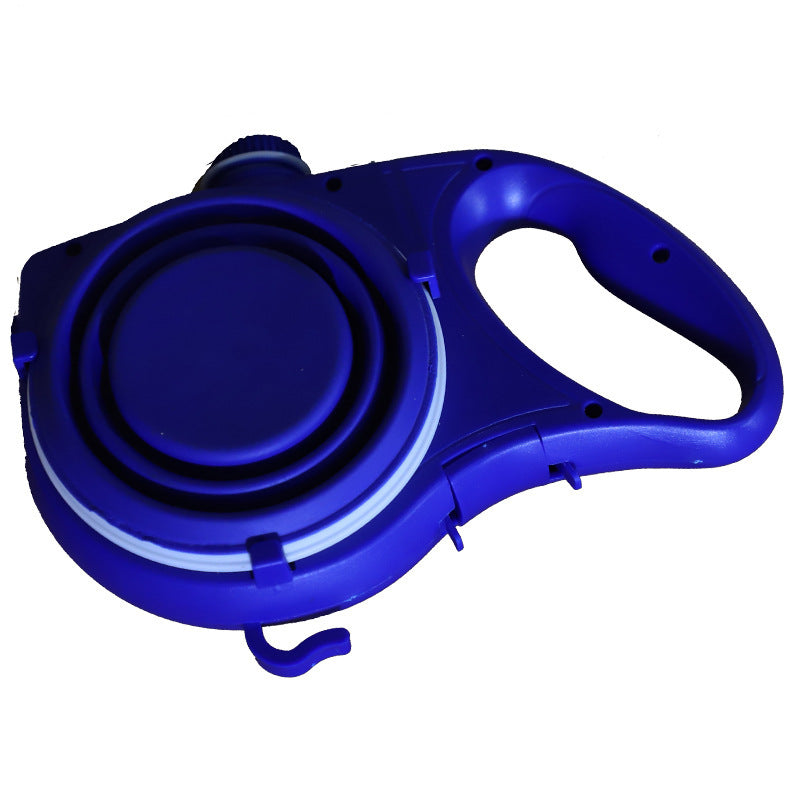 Colorful Dog Leash With Water Bottle, Cup And Pet Rope