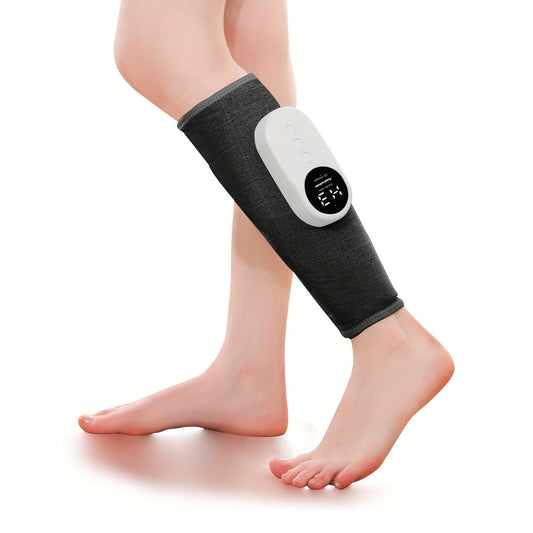 Luxurious Leg Massager with Heat, Compression, and Vibration(Black)-0