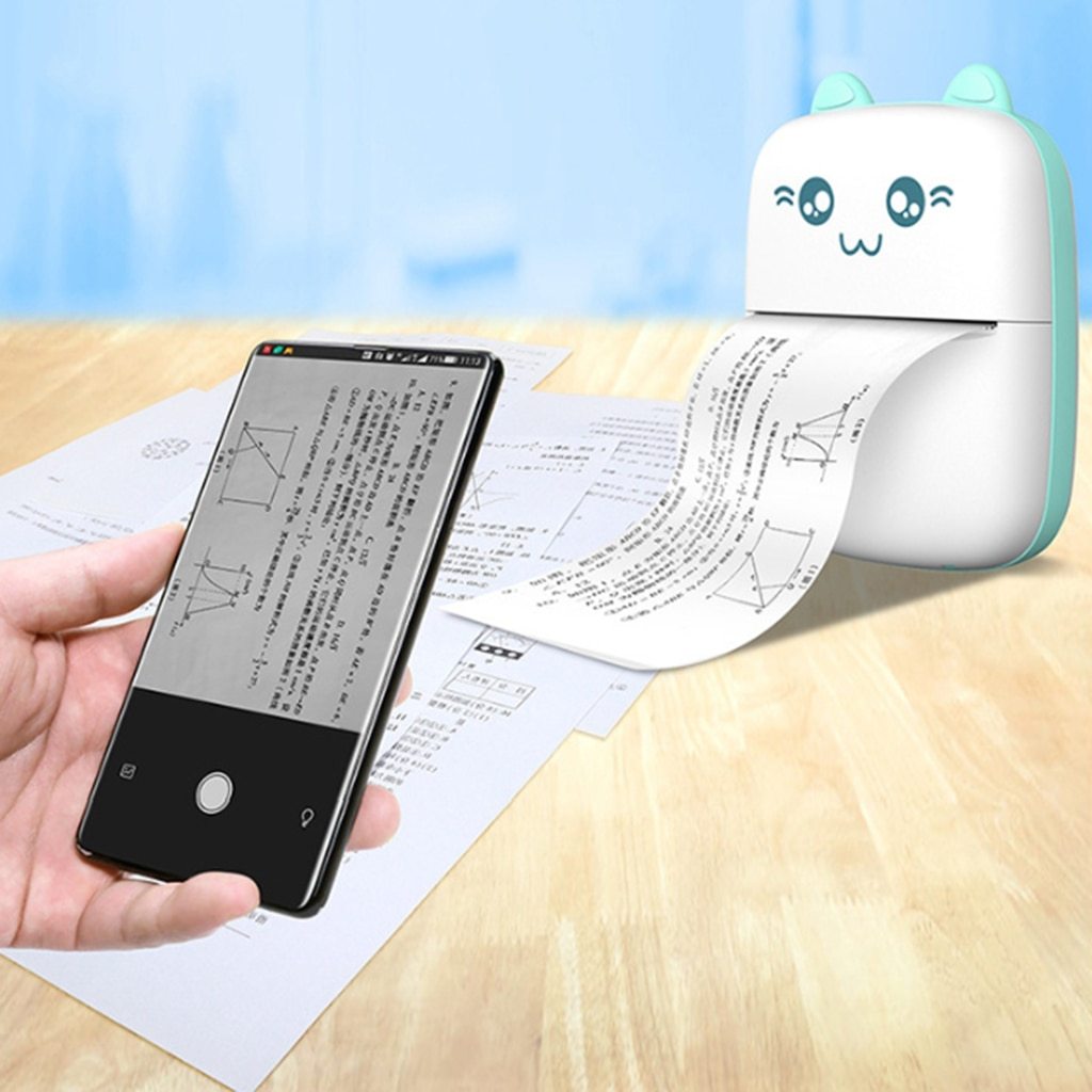 Portable Mini Printer Bluetooth WiFi Photo Printer For Phone