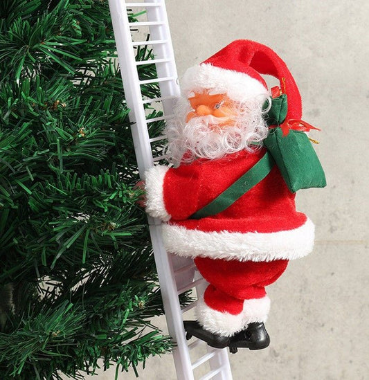 Christmas music old man doll