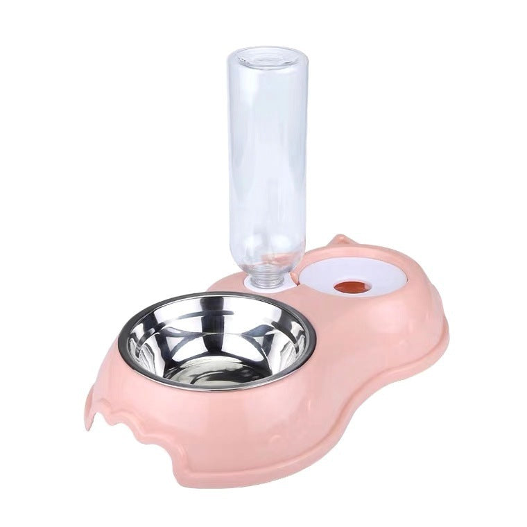 Automatic Anti-Tumble Stainless Steel Dog Water Bowl