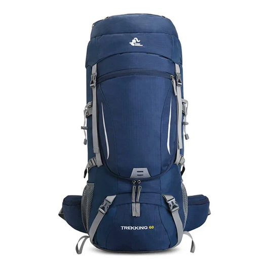 Waterproof Hiking Backpack Camping Rucksack Blue-0