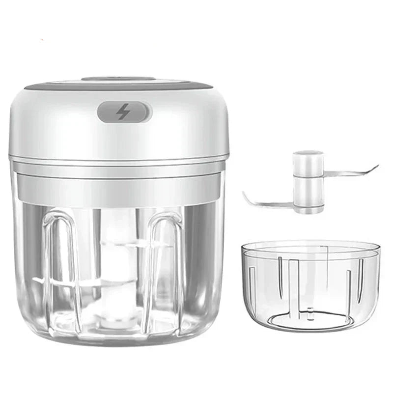 Mini Electric Meat Grinder and Garlic Crusher-0