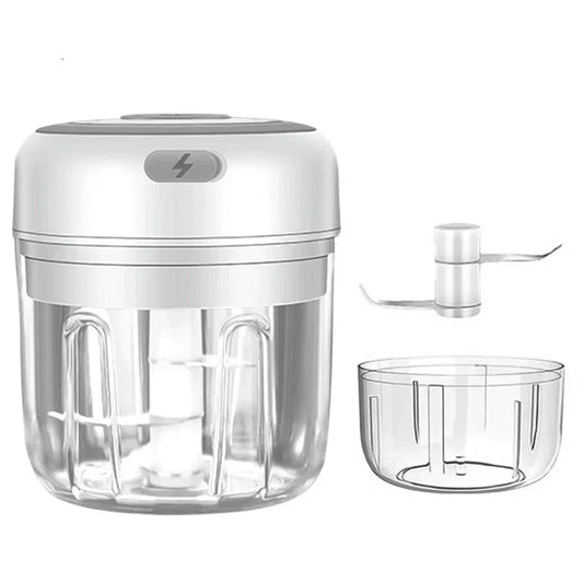 Mini Electric Meat Grinder and Garlic Crusher-0
