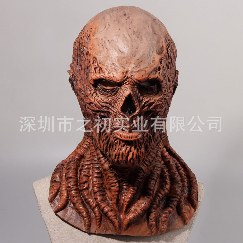 Vecna Vecna Latex Headgear Stranger Things 4 Halloween Short Mask Cosplay Props Around