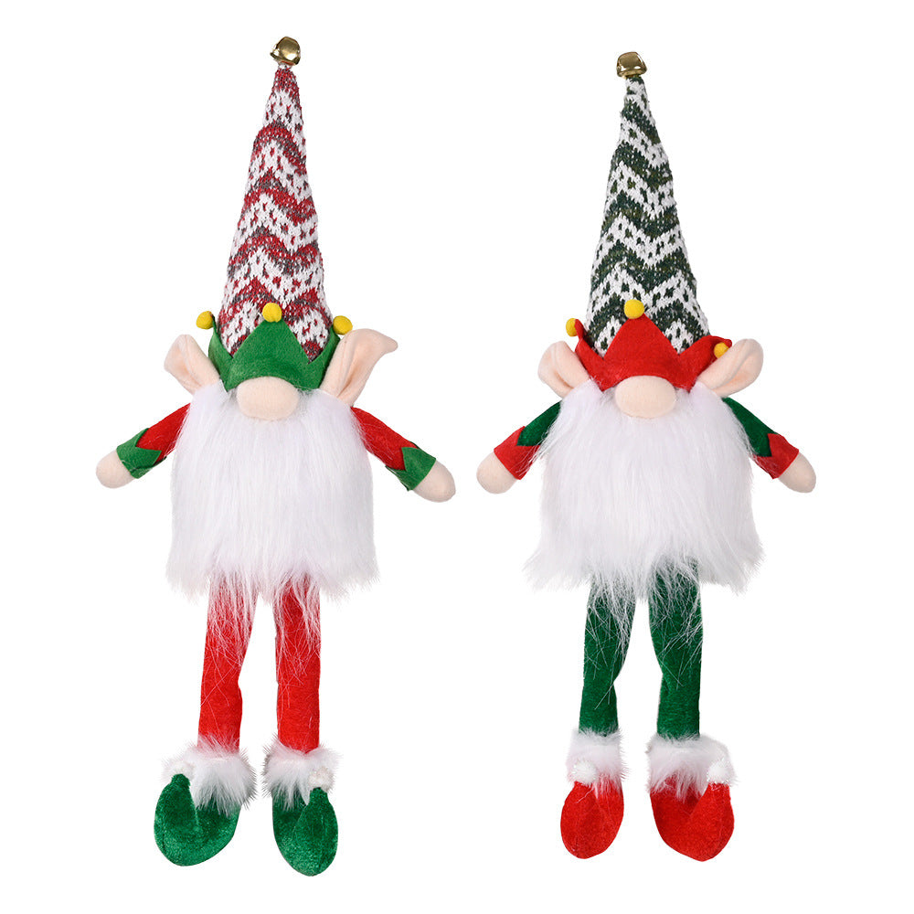 Rudolph Doll With Christmas Elf With Lights