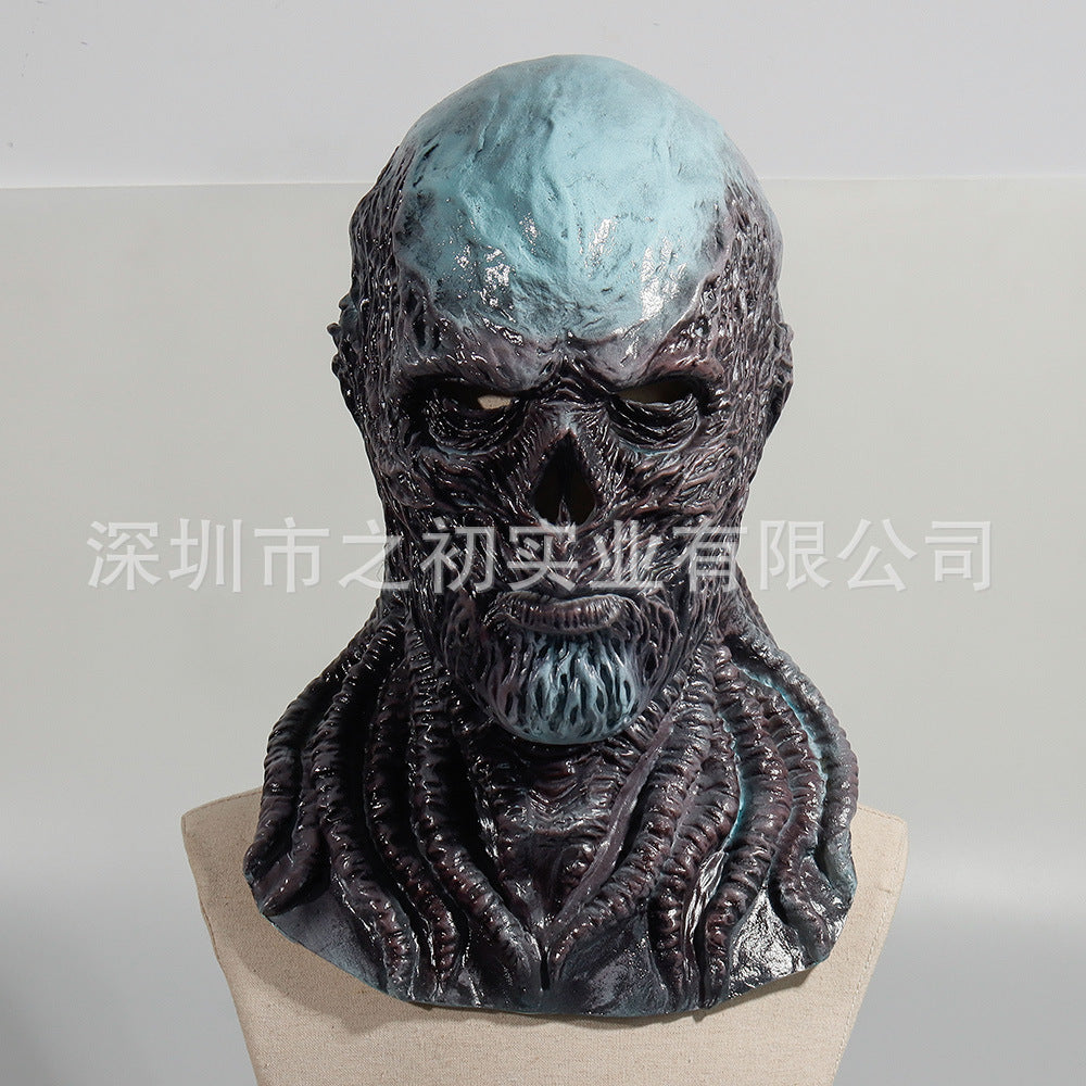 Vecna Vecna Latex Headgear Stranger Things 4 Halloween Short Mask Cosplay Props Around