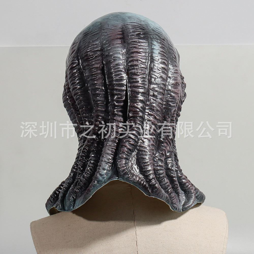 Vecna Vecna Latex Headgear Stranger Things 4 Halloween Short Mask Cosplay Props Around
