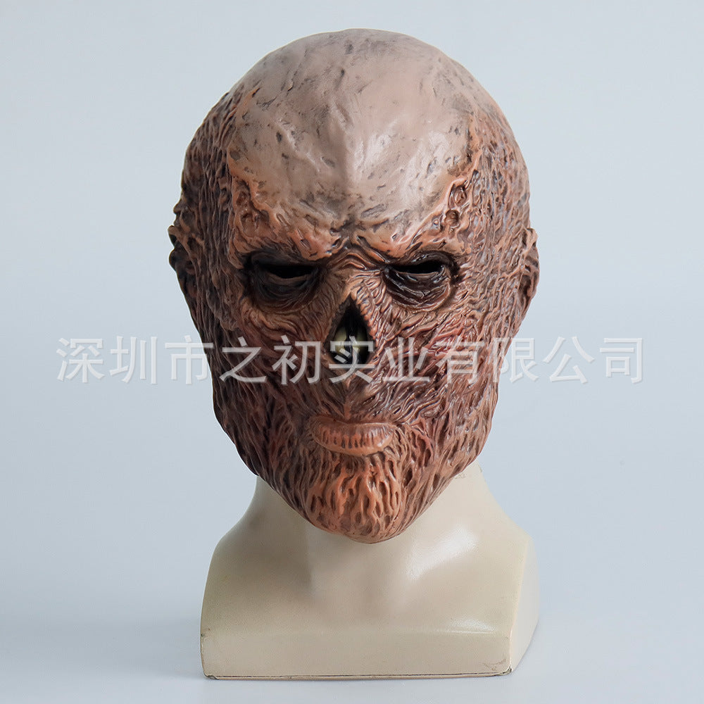 Vecna Vecna Latex Headgear Stranger Things 4 Halloween Short Mask Cosplay Props Around