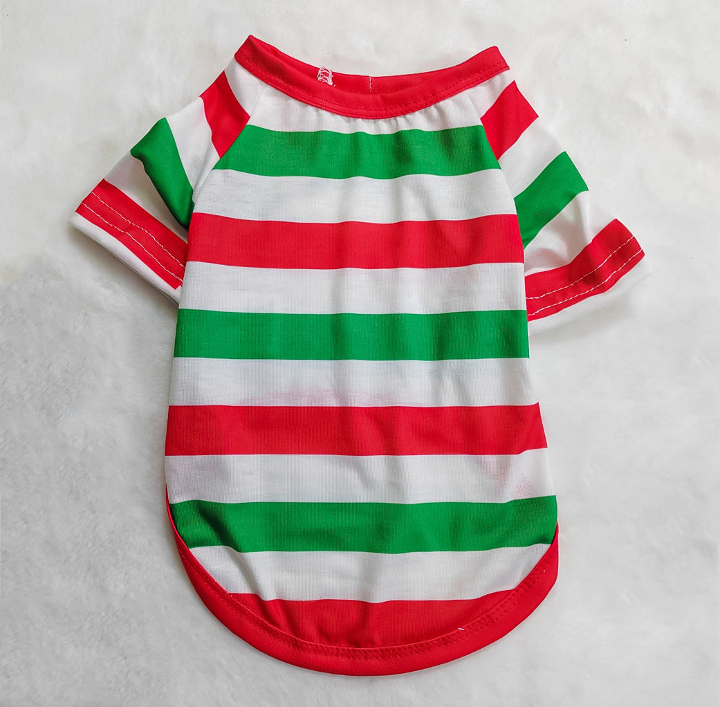 New Letter Striped Christmas Parent-child Clothes Printed Home Clothes Pajamas