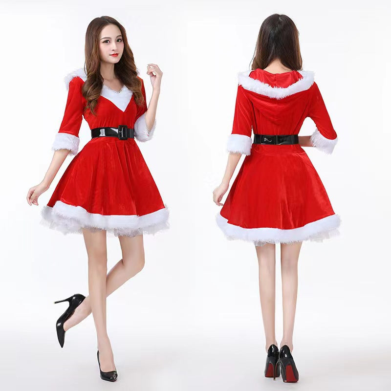 Women&#039;s Christmas Costumes, Christmas Costumes, Adult And Children&#039;s Performance Costumes, Christmas Stage Costumes