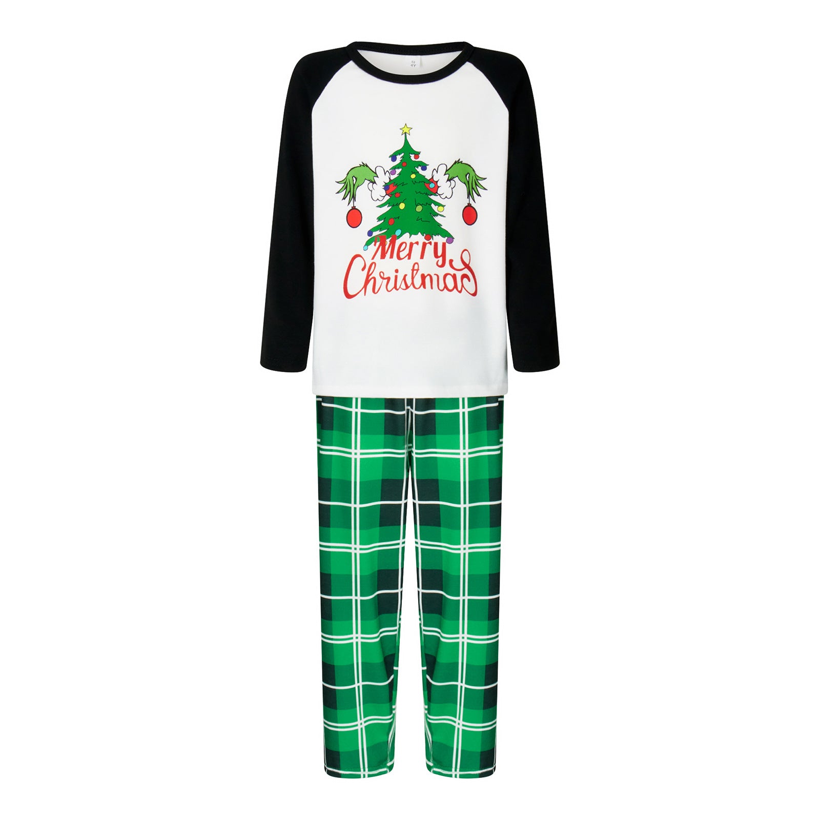 New Christmas Elk Print Long-sleeved Pajamas Suit